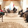 الحلبوسي يؤكد لغوتيريش ضرورة إنهاء ملف النازحين