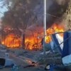 حريق يلتهم خيمتين في مخيم للنازحين في قضاء الشيخان شمال الموصل