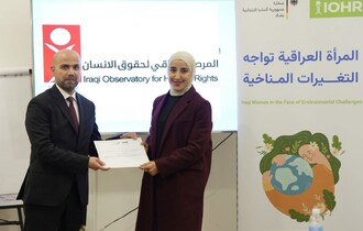 دائرة المنظمات غير الحكومية تُناقش مع الفعّاليات المدنية أهمية الأدوار الأساسية للمرأة العراقية في العمل المناخي