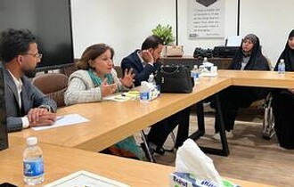 منظمة حمورابي لحقوق الانسان تلبي دعوة جلسة نقاشية مع عدد من شباب في محافظة النجف