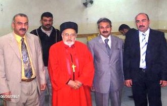 حزب الأمة العراقية يشارك أبناء شعبنا من المسيحيين قداس أعياد الميلاد