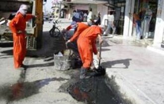 مشروع تنظيف مدينة كركوك بالتعاون مع مكتب الامم المتحدة 