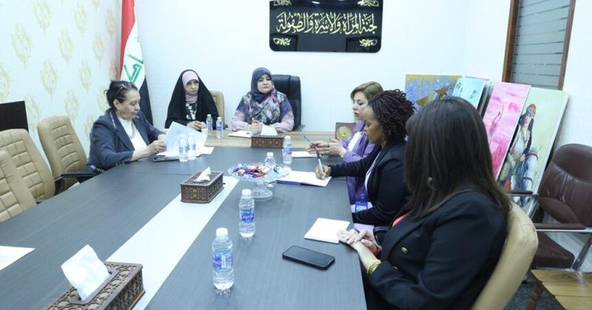 لجنة المرأة النيابية تستضيف وفدا من مكتب حقوق الانسان في بعثة الامم المتحدة لمساعدة العراق (يونامي)