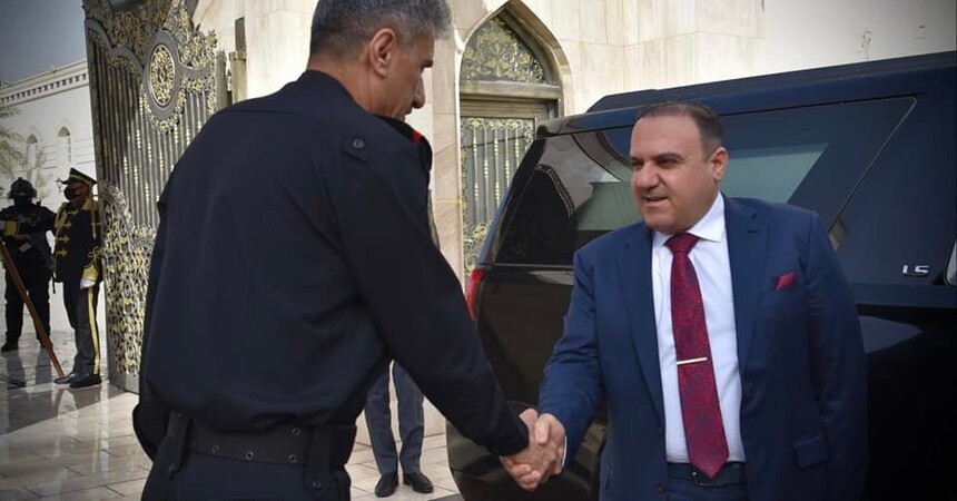 وزير العدل يبحث مع رئيس جهاز مكافحة الارهاب تأمين السجون الاصلاحية 