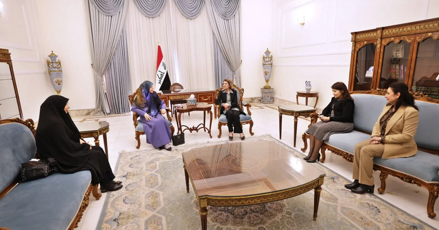 سيدة العراق الأولى: العمل متواصل لفتح بقية المقابر الجماعية وإعادة الرفات إلى ذويهم