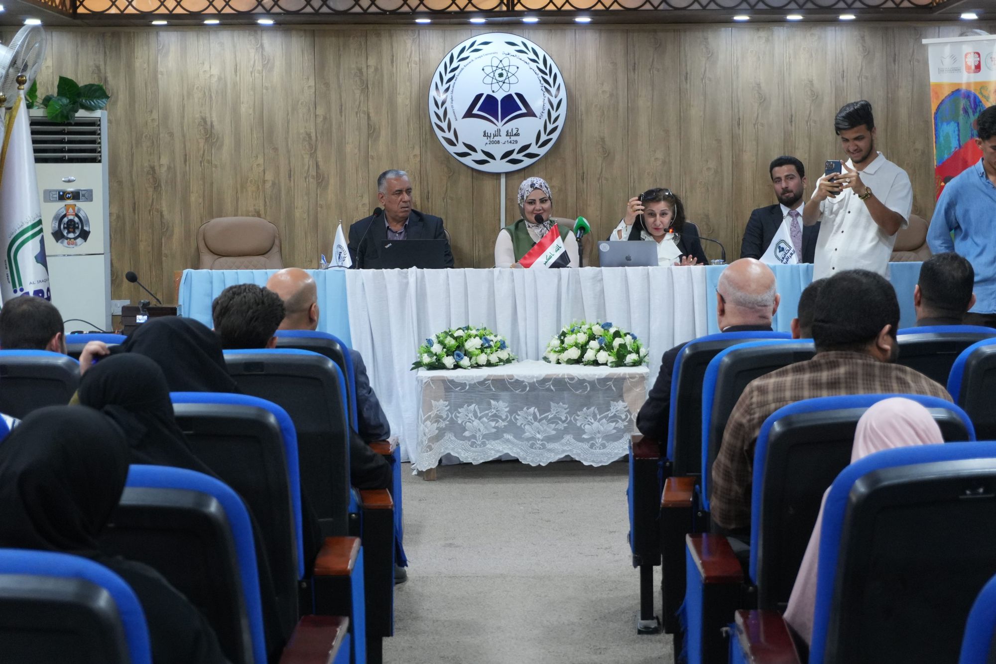 منظمة حمورابي تقيم ورشة علمية في الجامعة العراقية لتعزيز ثقافة حقوق الإنسان بين الطلبة