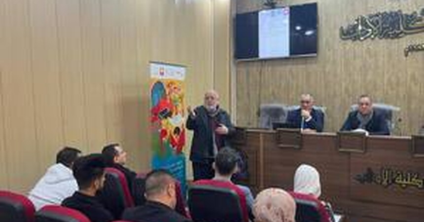 منظمة حمورابي تنظم ورشة علمية في كلية الاداب ـ الجامعة العراقية