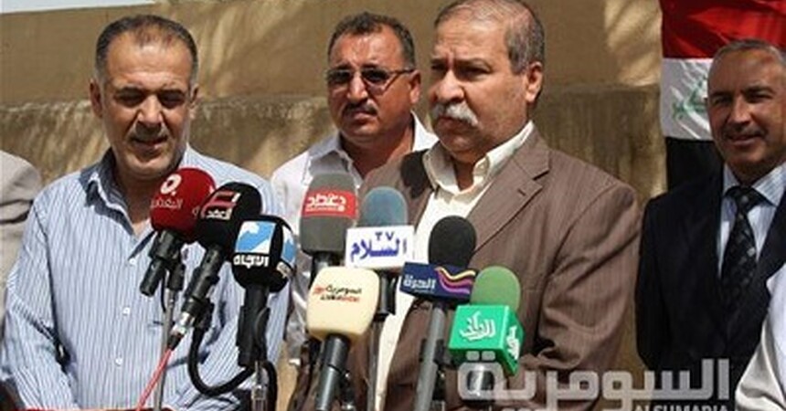 تجمع اللقاء العربي المشترك : مقترح قانون انتخابات كركوك غير قانوني ونواب الحويجة يتحملون ضياع حقوقنا