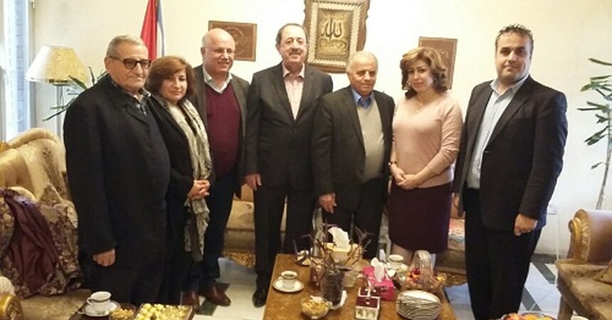 • السيدة باسكال وردا و السيد وليم وردا يستقبلان في بغداد السيد يوناتن بيت كوليا النائب الآشوري في البرلمان الإيراني
