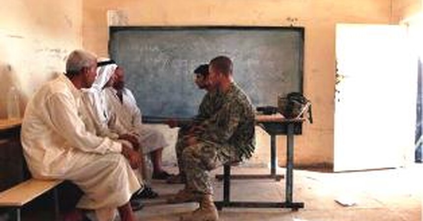 تقديم العناية الطبية لاهالي منطقة القرةغولي من قبل جنود القوات متعددة الجنسيات