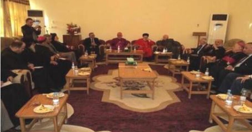بيان: روؤساء تجمع التنظيمات السياسية الكلدانية السريانية الأشورية يلتقون أصحاب القداسة والغبطة وممثلي مجلس الطوائف المسيحية في العراق