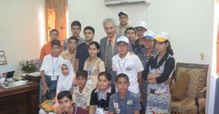 نادي الأمل ( 4-H ) في قضاء المحمودية يزور دار ثقافة الأطفال